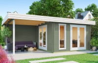 Lasita Maja Gartenhaus Anders Grüngrau