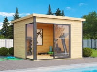 Lasita Maja Gartenhaus Domeo 1 unbehandelt