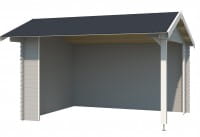 Outdoor Life Products Gartenhaus Kirian Lichtgrau