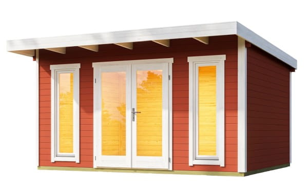 Lasita Maja Gartenhaus Sizilien 1 schwedenrot