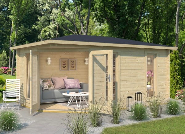 Lasita Maja Gartenhaus Edinburgh 2 naturbelassen