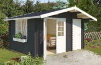 Lasita Maja Gartenhaus Borkum 5 carbongrau