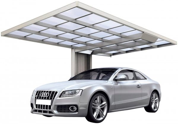 Ximax Carport NEO Typ 90 Standard Edelstahl-Look