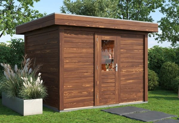Lugarde Gartenhaus Bochum 300 x 300 cm braun