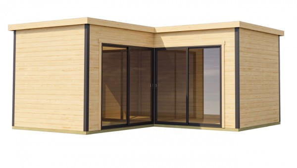 Lasita Maja Gartenhaus Domeo 6 unbehandelt