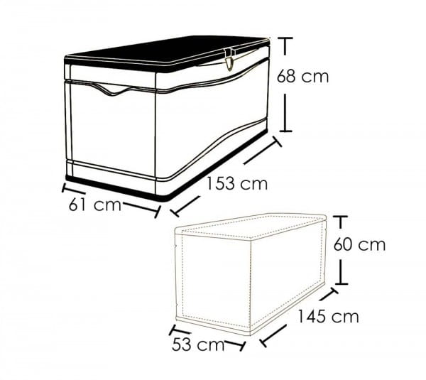 Lifetime Aufbewahrungsbox XXL Masse