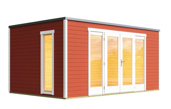 Lasita Maja Gartenhaus Palermo 2 Schwedenrot