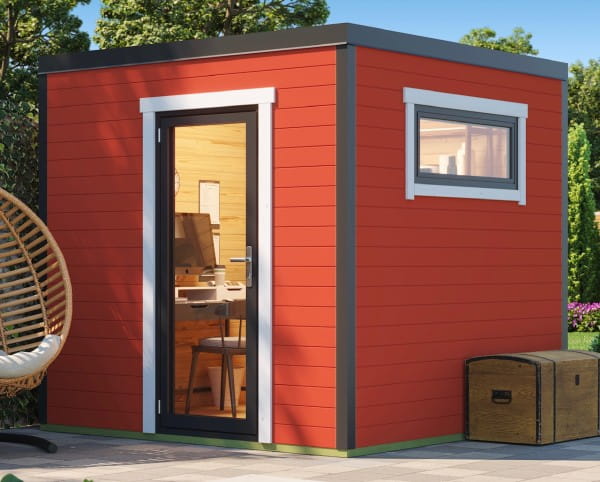 Lasita Maja Gartenhaus Sardinia 1 schwedenrot