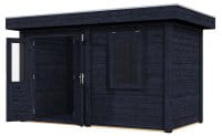 Lugarde Gartenhaus Augsburg 388 x 200 cm schwarz