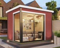 Lasita Maja Gartenhaus Austin 1 schwedenrot