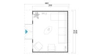 Lasita Maja Gartenhaus Sizilien 1 Grundriss