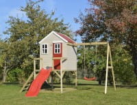 Wendi Toys Kinderspielhaus Elefant Spielturm inkl. Veranda & Rutsche