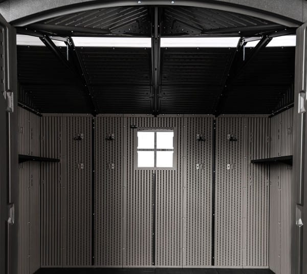 Lifetime Kunststoff Gerätehaus Ohio Innenansicht