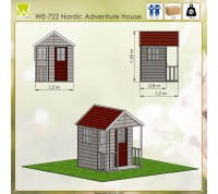 Wendi Toys Spielhaus Fuchs Masse