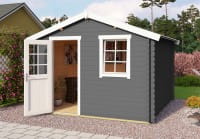 Lasita Maja Gartenhaus Wels 3 carbongrau