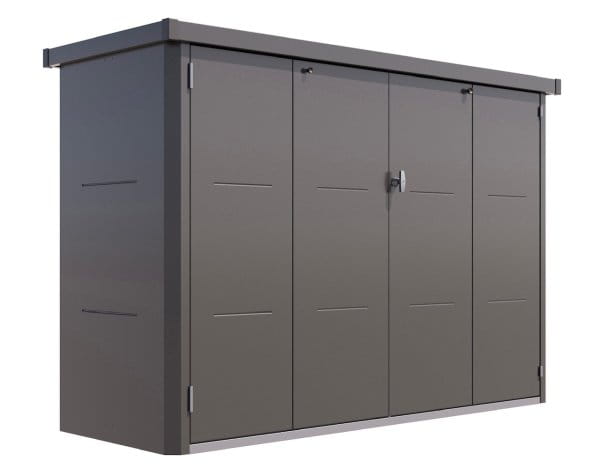 Fahrradbox Aufbewahrungsbox Velotto granitgrau