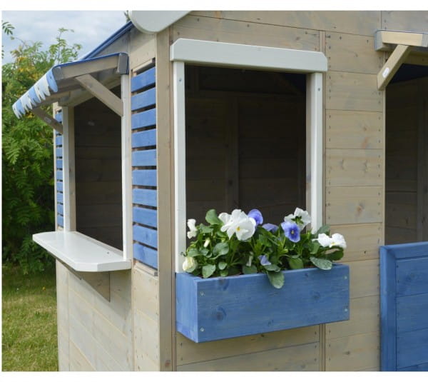 Wendi Toys Kinderspielhaus Delfin Kaufmannsladen Kiosk Kaufladen inkl. Markisen