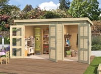 Lasita Maja Gartenhaus Zambezi XL unbehandelt