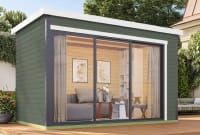 Lasita Maja Gartenhaus Austin 3 grüngrau