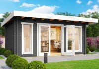 Lasita Maja Blockbohlenhaus Dorset 72 carbongrau