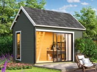 Lasita Maja Gartenhaus Murano 2 Grüngrau