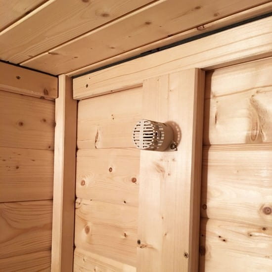 Innenseite: 12,5 mm Spezial Softline Profilholz aus Fichte