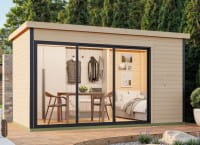 Lasita Maja Gartenhaus Austin 4 unbehandelt