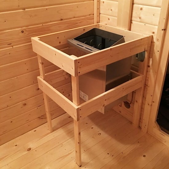 Ofenschutz, Nordische Fichte, Massivholz