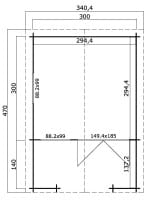 Lasita Maja Blockbohlenhaus Lola 2 Grundriss