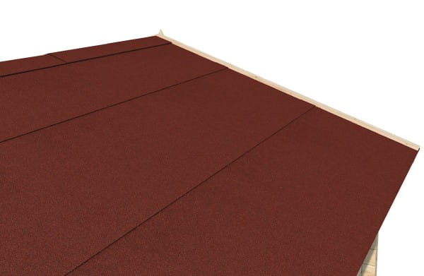 Lasita Maja Premium Dachpappe Rot