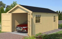 Satteldach Holzgarage Dillon 34 mm 300 x 540 cm von Outdoor Life Products