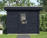 Lugarde Gartenhaus Dresden 300 x 200 cm schwarz