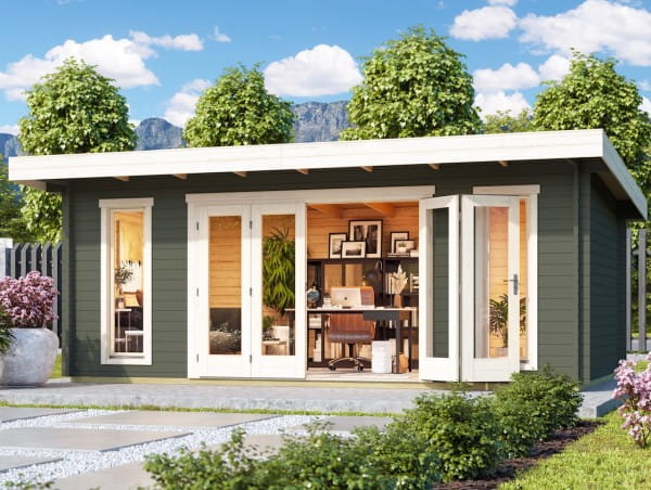 Gartenhaus Sussex 2 von Lasita Maja Grüngrau
