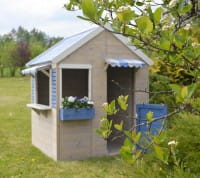 Wendi Toys Kinderspielhaus Delfin Kaufmannsladen Kiosk Kaufladen inkl. Markisen