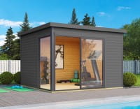 Lasita Maja Gartenhaus Domeo 1 Carbongrau