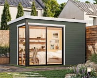 Lasita Maja Gartenhaus Austin 2 grüngrau