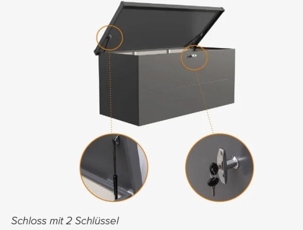 Telluria Gartenbox Kissenbox Nevio Details