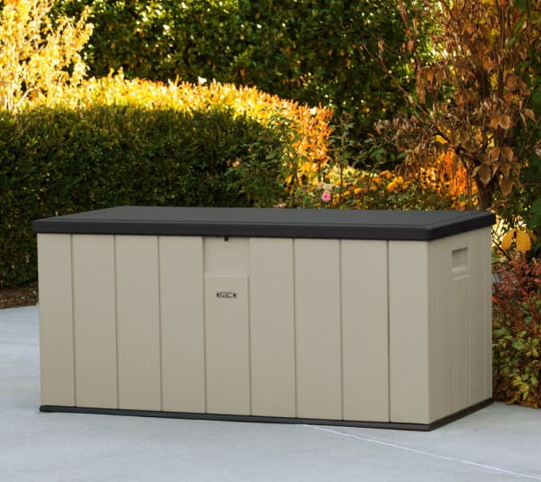 Lifetime Gartenbox Kissenbox Aufbewahrung sandfarbig 568 L