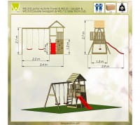 Wendi Toys Spielturm Salamander Masse
