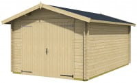 Satteldach Holzgarage Mauritius 330 x 510 cm naturbelassen Lasita Maja