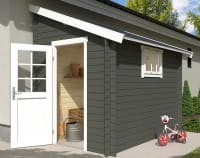 Lasita Maja Gartenhaus Jura 2 Grüngrau