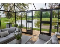 Juliana Gewächshaus Grand Oase ESG 3 mm Anthrazit 18,8 m²