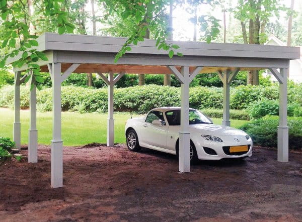 Lugarde Carport Flachdach C1