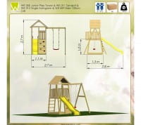 Wendi Toys Spielturm Biene Masse
