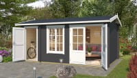 Gartenhaus Wrexham 2 Farbbehandlung Carbongrau von Lasita Maja