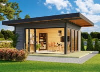 Lasita Maja Gartenhaus Domeo 9 Carbongrau