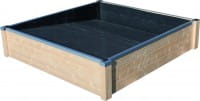 Gartenhaus Dacheindeckung mit EPDM-Folie