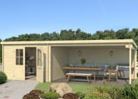 Gartenhaus St. Louis von Lasita Maja unbehandelt