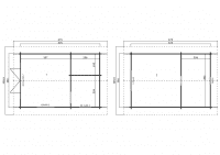 Lasita Maja Wochenendhaus Caroline 2.2 mit Schlafboden Grundriss