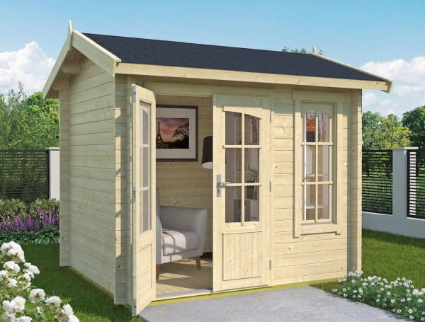 Lasita Maja Holz-Gartenhaus Alex Mini 200 x 250 cm unbehandelt